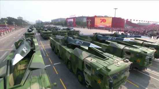 资料图:东风-17高超音速导弹