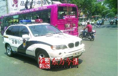 宝马警车车牌号